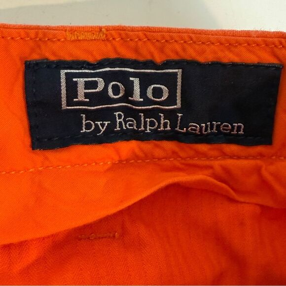 Polo Ralph Lauren Orange Straight Fit 9” Chino Shorts 36 - Picture 2 of 10